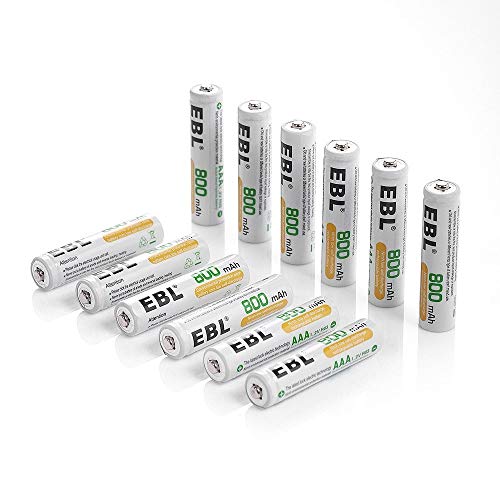 EBL 単4電池 充電式 12個パック 充電池セット 約1200回繰り返し充電 ニッケル水素電池 単4充電池 単四電池
