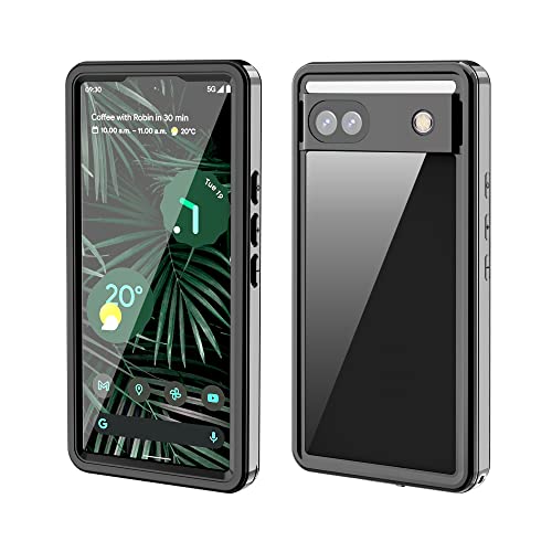Yikasina Google Pixel 6a 防水ケース 6.1インチ IP68防水規格 防水 防雪 防塵 耐震 耐衝撃 付け外し簡単 au