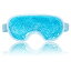 CatMoz ジェルでひんやりアイマスク 目をリラックス 安眠 むくみに効果的 温冷両用 繰り返し使える 5色 (ブルー)
