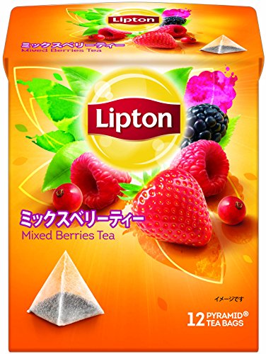 リプトン紅茶 ミックスベリーティー ティーバッグ 12袋×6箱