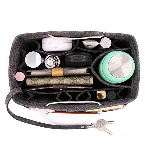 APSOONSELL Bag Organizer バッグインバッグ レディース インナーポケット フェルト 収納便利 バックインバック A4 A