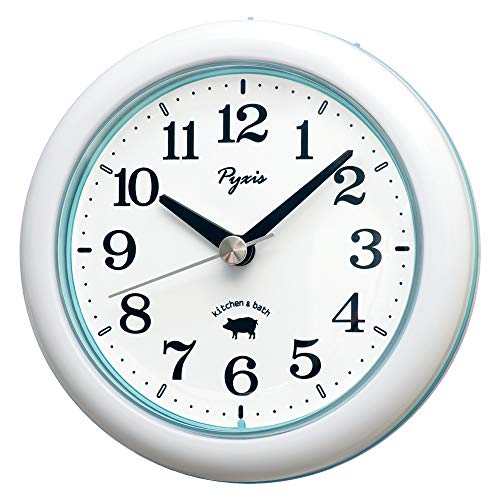 セイコー クロック 掛け時計 置き時計 兼用キッチン&バスクロック アナログ 生活防水 NA613W