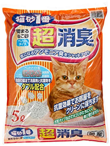 クニミネ 猫砂1番 超消臭 5L
