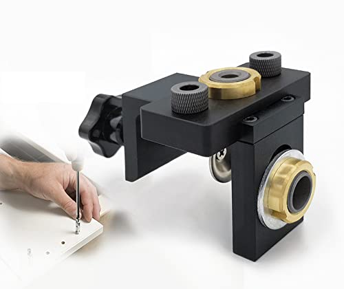 SOYAN ダボ穴治具 ジグ 穴あけ3 in 1 偏心ナット ボルト 埋め込みナット ドリルガイド