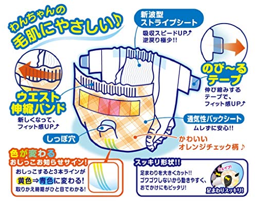 ルミナスエイト 楽天市場店のPone P.one 男の子&女の子のためのマナーおむつ のび~るテープ付き ペット用 LLサイズ 26枚入｜アングル2
