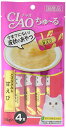 チャオ (CIAO) ちゅ~る とりささみ&甘エビ 4本 6個セット