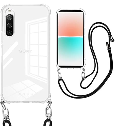 Rakuten - weiaoluo Xperia 10 IV ケース クリア ショルダー SO-52C SOG07 スマホケース 耐衝撃 エクスぺリア 10 IV
