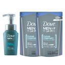 Dove(ダヴ) Dove ダヴ クリーンコンフォート 保湿 皮脂 べたつき 泡洗顔 ポンプ 130ml + つめかえ用 110ml×2個 さわ
