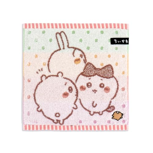 ちいかわ(Chiikawa) ともだち タオルハンカチ ピンク パイル 41-1160080 約25×25cm ちいかわ(Chiikawa) ともだち タオルハンカチ ピンク パイル 41-1160080 約25×25cm