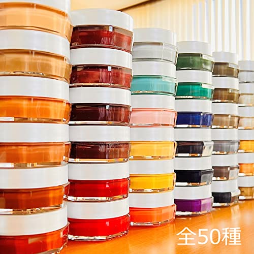 [コロンブス] 柔らかくて使いやすい靴クリーム レザリアンゴールド グレー 25g