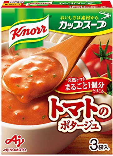 クノール カップスープ 完熟トマトまるごと1個分使ったポタージュ 3袋入箱×10個 味の素