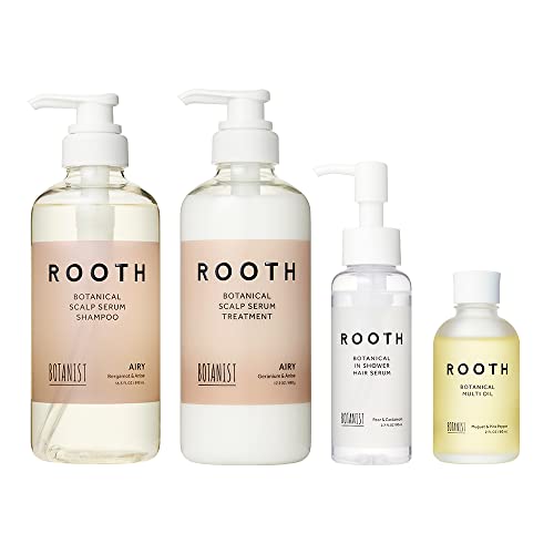 BOTANIST ボタニスト ROOTH ルース | シャンプー トリートメント ヘアオイル ヘアセラム 4点セット エアリー BOTANIST ボタニスト ROOTH ルース | シャンプー トリートメント ヘアオイル ヘアセラム 4点セット エアリー
