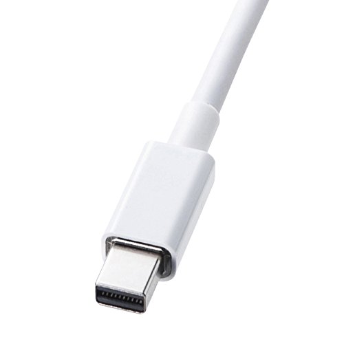 ����掠�ץ饤 Mini-DisplayPort �Ѵ������֥� 2.0m �ۥ磻�� KC-DPM2W