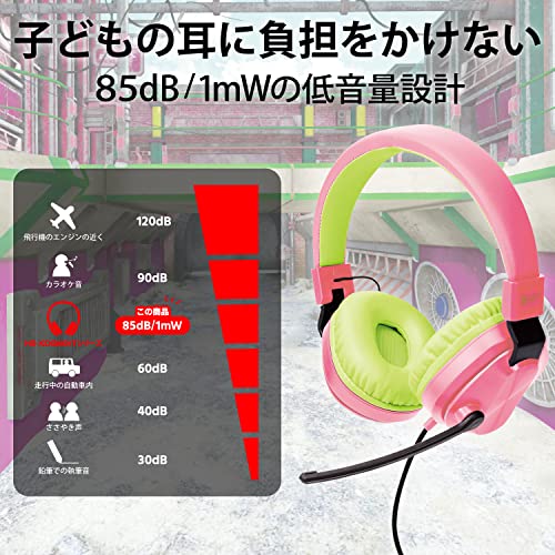 ���쥳�� �إåɥ��å� �Ҷ��� �㲻�̻��� �ޤꤿ���߼� 3.5mm��³ 4�� ��ž���ޥ����������դ� ξ�� �ԥ󥯡ߥ��꡼�� HS-KDG