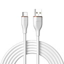 USB Type C ケーブル (1m ホワイト) SLEIJAOOE 柔らかいシリコン制 PD/QC対応 66W急速充電 絡まない 断線防止(4)