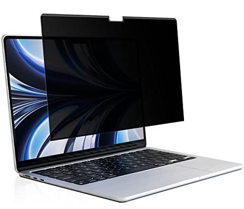 ・MacBook Air 13.6 2022(U形) MacBook Air 13.6(2020/2024M2/M3) ・・Size:MacBook Air 13.6(2020/2024M2/M3)・対応機種2022年 Macbook Air 13.6インチ 、Macbook Air M2チップモデル、MacBook Air 13.6寸 M3 2024に対応します。・プライバシー保護・セキュリティ対策視野角60度、正面から見れると画面はクリアでも、隣の席から画面に何が表示されているのか見えないようにする偏光性を有する「のぞき見防止フィルター」です。第三者との共用スペースで作業する際は、プライバシーを守るため覗き見防止フィルターの使用も推奨している。・マグネットタイプ・着脱式ワンアクションで簡単に着脱できるので、必要なときだけ取付、使用シーンを選びません。プライベートルームではフィルターを外し、外出先や他人との共有スペースではプライバシーフィルターをつけて、お客様の習慣や好みに合わせて安心・安全にお使いいただけます。・両面使用保護フィルムの片面