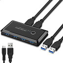 usb切替器 切り替え機 pc2台用 usb3.0 マウス キーボード 切り替え器 usb セレクター プリンタ 手動切替機 パソコン2台:US