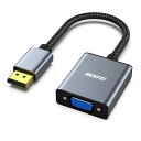 BENFEI DisplayPort - VGA、DisplayPort - VGA アダプター オス - メス 金メッキコード…