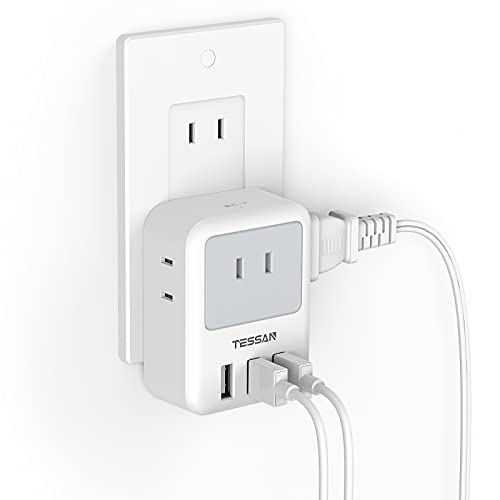 USB 󥻥 å TESSAN Ÿå 륬 3AC 3USBݡ ­󥻥 ­ ťå ޥ...