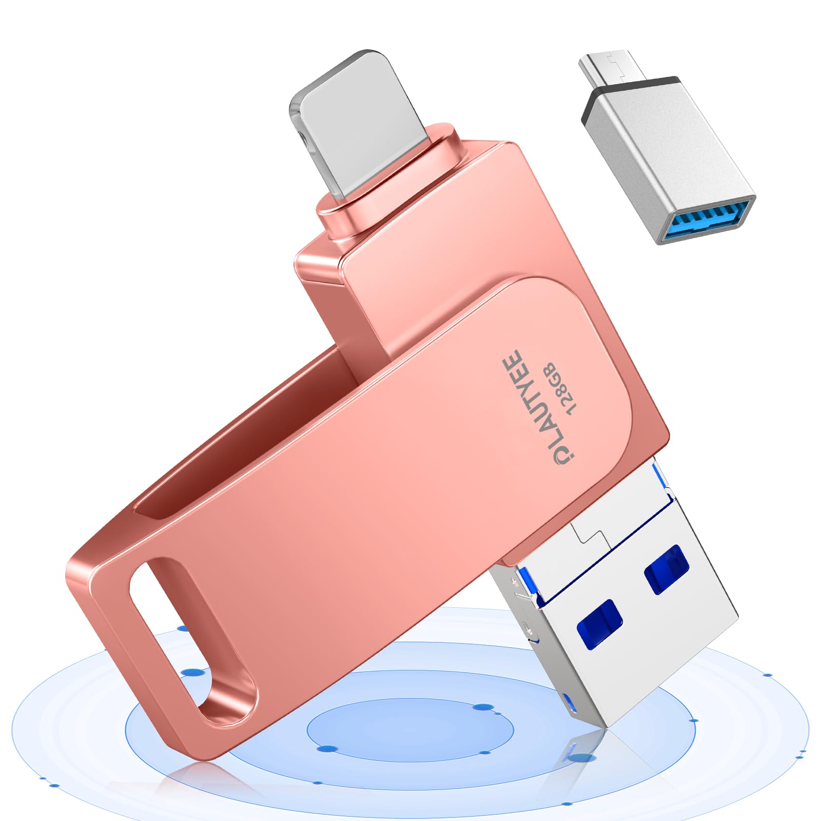「アプリ不要 初心者向け」usbメモリ 128gb フラッシュメモリ phone usbメモリ USB3.0高速 アンドロイド用 IOS/And