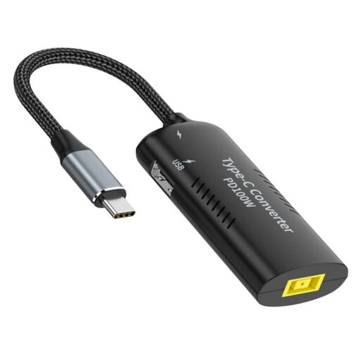 CY USB C 電源コンバーター 長方形電源 Thinpad X1入力 USB C 100W 15W Type C 12W Type A 出力 CY USB C 電源コンバーター 長方形電源 Thinpad X1入力 USB C 100W 15W Type C 12W Type A 出力