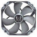 SCYTHE サイズオリジナル設計高密度密閉型FDB採用 防振ラバー搭載 140mmケースファン KAZE FLEX PWM 1800rpm