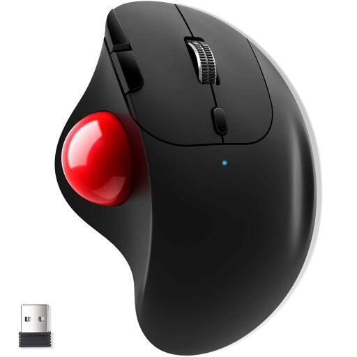 Ewin トラックボールマウス Bluetooth&2.4GHz両対応 3台同時接続 トラックボール マウスNEWモデル ワイヤレス マウス 親 Ewin トラックボールマウス Bluetooth&2.4GHz両対応 3台同時接続 トラックボール マウスNEWモデル ワイヤレス マウス 親