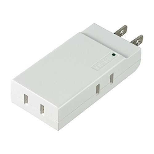 エルパ (ELPA) コンパクトタップ耐雷 コンセント 電源タップ 雷ガード 3個口 15A 125V スイングプラグ A-CT003SB(W) エルパ (ELPA) コンパクトタップ耐雷 コンセント 電源タップ 雷ガード 3個口 15A 125V スイングプラグ A-CT003SB(W)