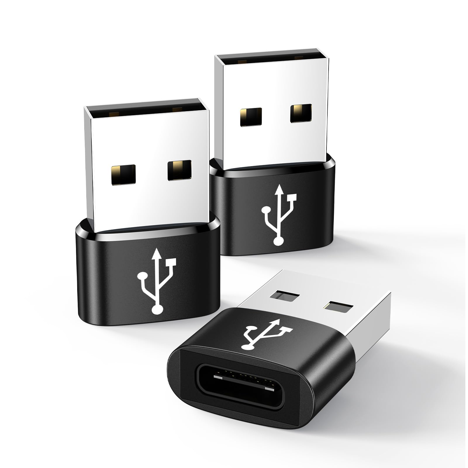 USB Type-C 変換アダプタ 3個セット タイプc usb 変換 Type C (メス) to USB 3.0 (オス) 変換アダプタ Q