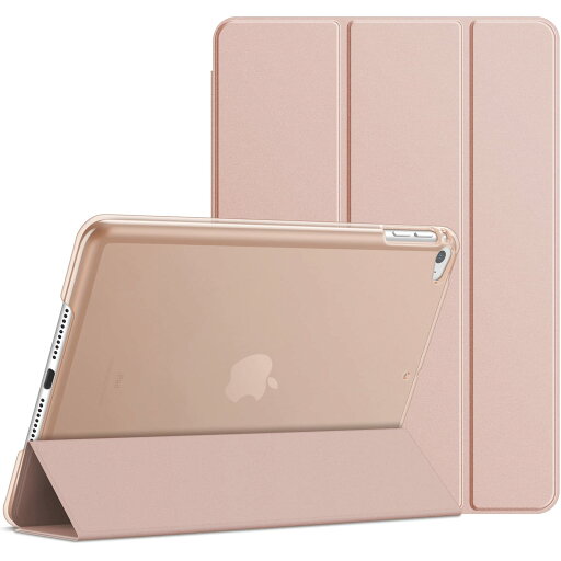 JEDirect iPad mini 4 ケース (iPad mini 5 2019モデル非対応) 三つ折スタンド オートスリープ機能 (ローズ JEDirect iPad mini 4 ケース (iPad mini 5 2019モデル非対応) 三つ折スタンド オートスリープ機能 (ローズ