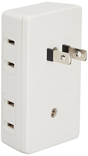 エルパ (ELPA) 耐雷タップ コンセント 電源タップ 雷ガード 6個口 A-S600(W)