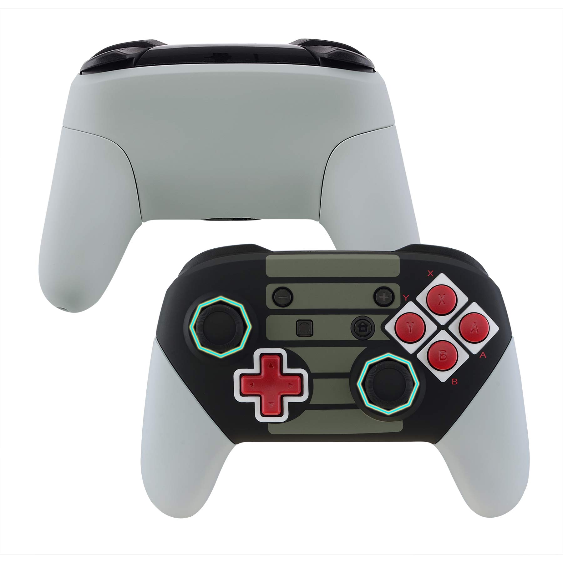 eXtremeRate プロコン switchに対応用オクタゴナルゲートスティックデザインハウジングシェル、パターン柄のswitch プロコンに