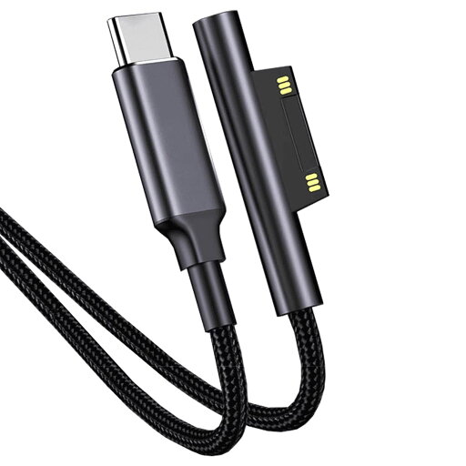 Surface 充電ケーブル Type-c サーフェイス 15V/4A 65W PD 急速充電器 ナイロン編み Type-C USB-C Sur Surface 充電ケーブル Type-c サーフェイス 15V/4A 65W PD 急速充電器 ナイロン編み Type-C USB-C Sur