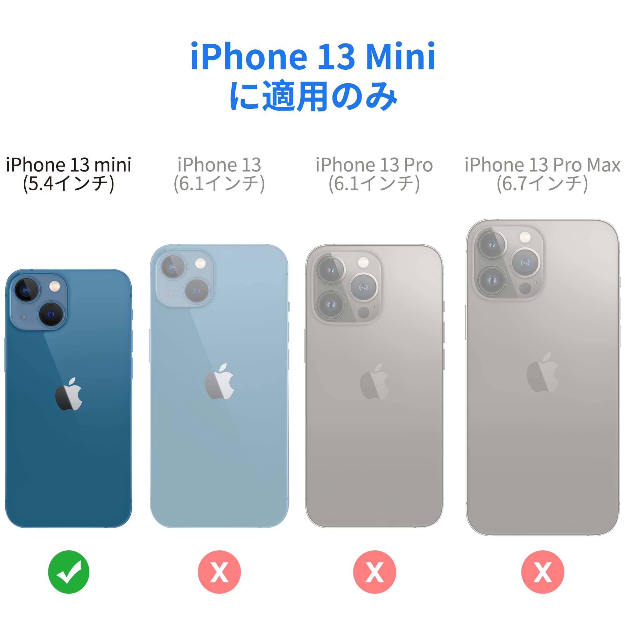 SPORTLINK iPhone 13 mini 用 防水ケース iPhone 13 mini用 耐衝撃 ケース IP68防...