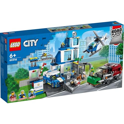 ルミナスエイト 楽天市場店のレゴ(LEGO) シティ ポリスステーション おもちゃ 玩具 プレゼント 誕生日 ブロック 知育 クリスマス 男の子 女の子 子供 6歳 7歳｜アングル2
