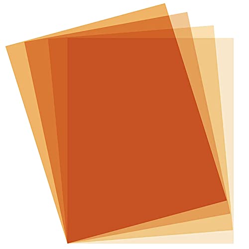 Rakuten - Youngerfoto カラーフィルター 照明用 40x50cm 色補正ジュエルカラーフィルター 4パックキット 半透明 スラッシュ ストロボラ