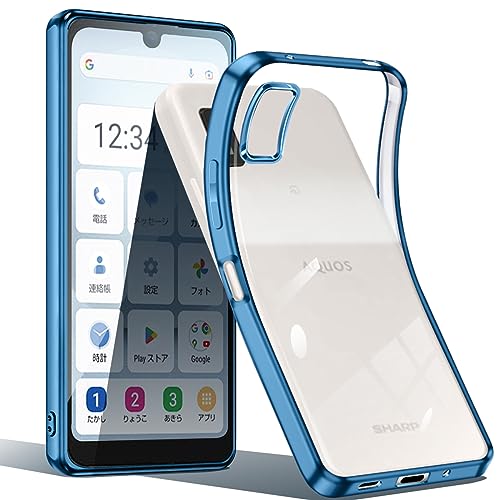 AQUOS wish3 ケース クリア 透明 アクオスwish3 SH-53D A302SH カバー スマホケース 耐衝撃 TPU 薄型 軽量