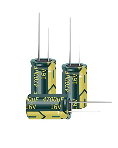 PENGLIN 10個 電解コンデンサ アルミ電解コンデンサー ラジアル 16V 4700UF 105℃ 13X25mm 高周波 低抵抗 長寿命
