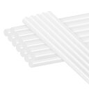 グルースティック 20本入 透明 ホットメルト 7mm*100mm グルーガン 強力粘着 高温ボンドガン ピタガン替え用 柔軟 無臭 速乾 DI
