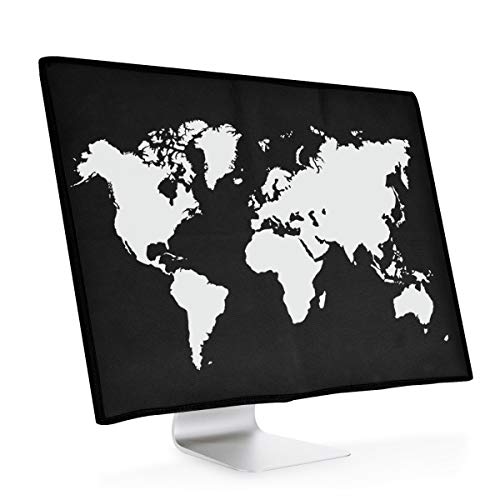 kwmobile 24-26モニター対応 モニターカバー - PC 画面 ディスプレイカバー - パソコン ホコリ 傷 日光 防止