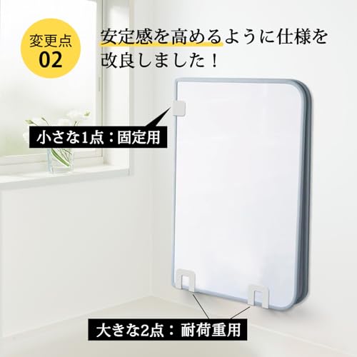 サビにくいステンレス製 Keydol マグネット風呂ふたフック 風呂蓋ホルダー 3点で支え 磁石で簡単設置 風呂ふたスタンド 風呂蓋収納 乾きや