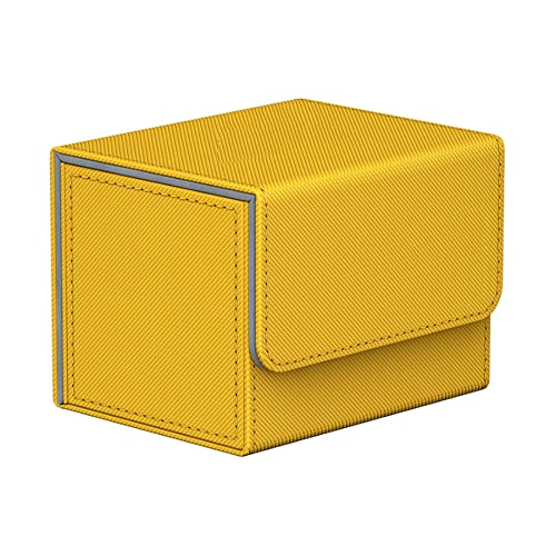 HG CHASING TRIBE デッキケース トレカケース マグネット PU レザー カード220枚収納 横入れ 大容量 スリーブ対応 トレー