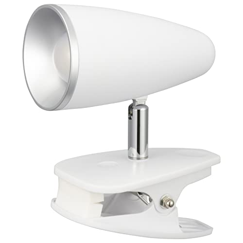 オーム電機 LEDクリップライト 昼白色 ホワイト デスクライト クランプライト ベッドライト LTC-LC12S2-WN 06-0982 OH