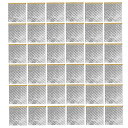 ZHUBANG 制振シート100mm×100mm×2mm 30枚入り 防音フォームパネル 断熱マット吸音マットシート 自動車用断熱フォーム デッ(2)