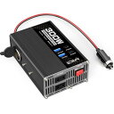 LCYMW インバーター 300W シガーソケット コンセント QC3.0急速充電対応 カーインバーター DC12VをAC100Vに変換 アダプ