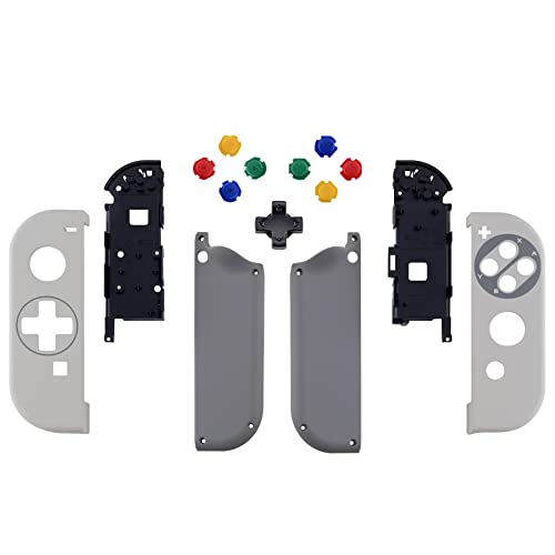 eXtremeRate スイッチ ジョイコンとswitch 有機elに対応用パターン柄ハンドヘルドコントローラーハウジング(D-Padバージョン