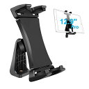 IPad三脚マウントアダプター 360度回転 ユニバーサルタブレットクランプホルダー iPad Pro 12.9 11 10.5 iPad Ai