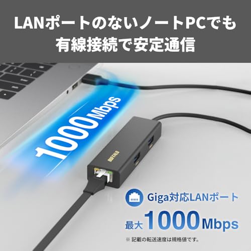 �Хåե����� Giga�б� USB Type-A �ɥå��󥰥��ơ������ LAN�����ץ��� ͭ��LAN USB�ϥ� USB3.2(Gen1) ��