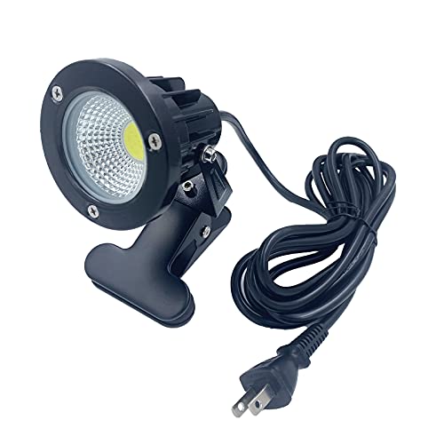 防雨 防水型 led クリップライト 7W 630lm コード長3m led ライト スポットライト 屋外 照明 看板用 店舗 電気スタンド デ