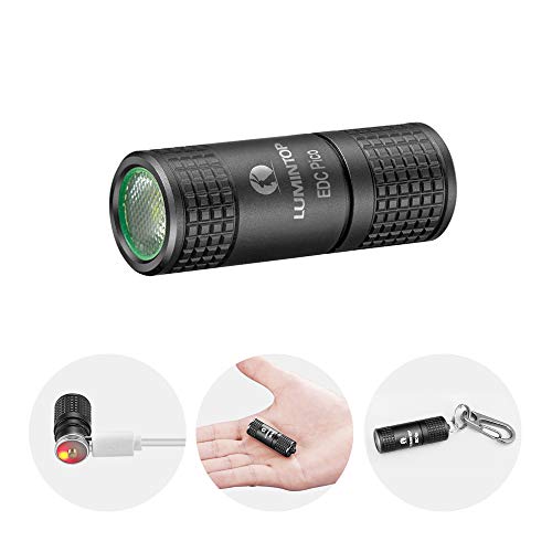 LUMINTOPキーホルダーLED懐中電灯USB充電式最大130ルーメン実用点灯4時間 2モード IPX8防水 1.5M耐衝撃 (EDC PIC LUMINTOPキーホルダーLED懐中電灯USB充電式最大130ルーメン実用点灯4時間 2モード IPX8防水 1.5M耐衝撃 (EDC PIC